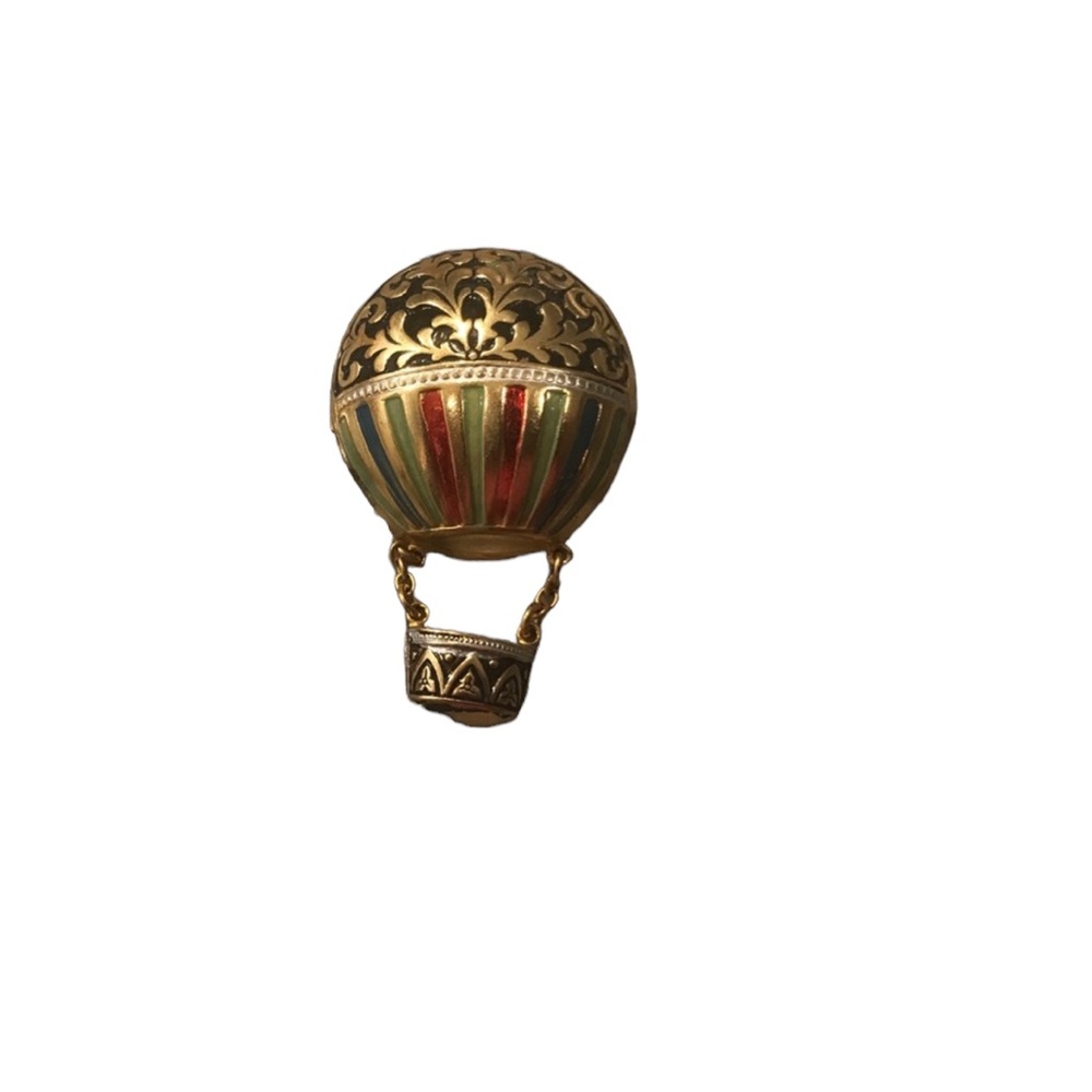 Unique Hot air Ballon Pin RD/BX